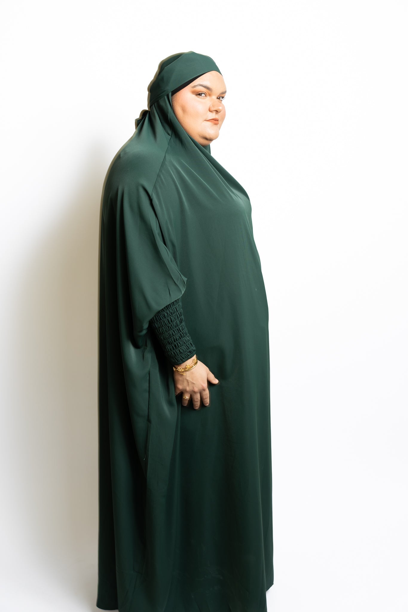 Jilbab - Zayt Green