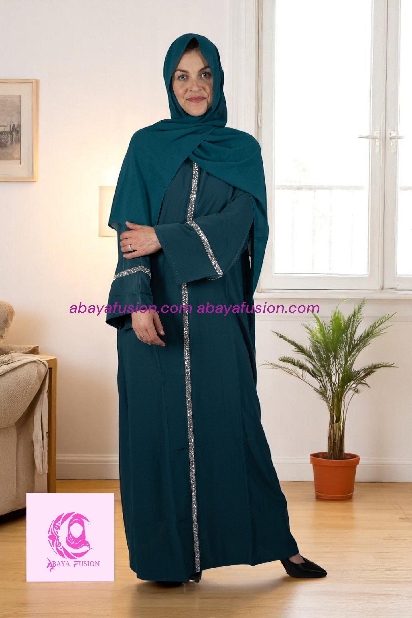 Patchwork Abaya