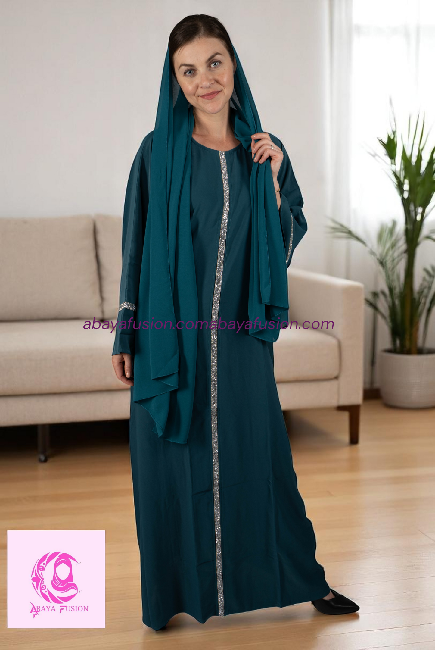 Patchwork Abaya