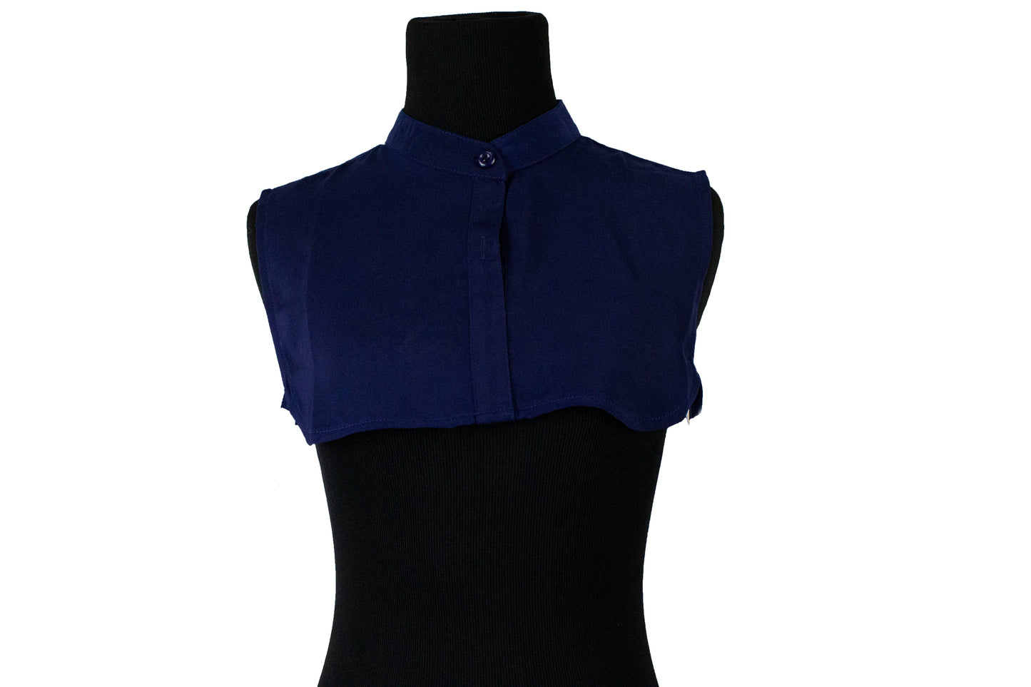 Mock Collar Neck Piece - Navy