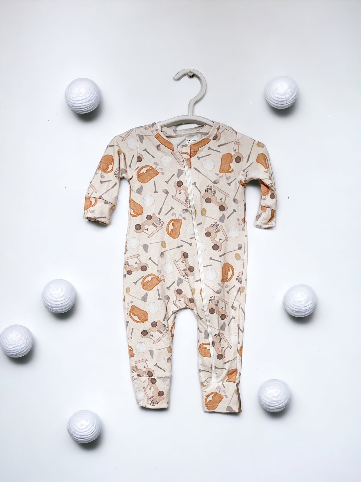 Bamboo Golf Zipper Romper