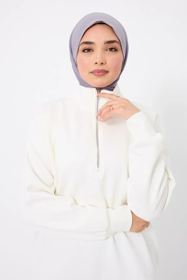 Instant Sandy Hijab With Snap Back Button