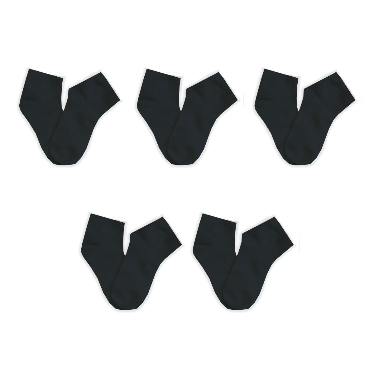 ANKLE 5-Pack Seamless Toe Socks - Great for Sensory Sensitivities