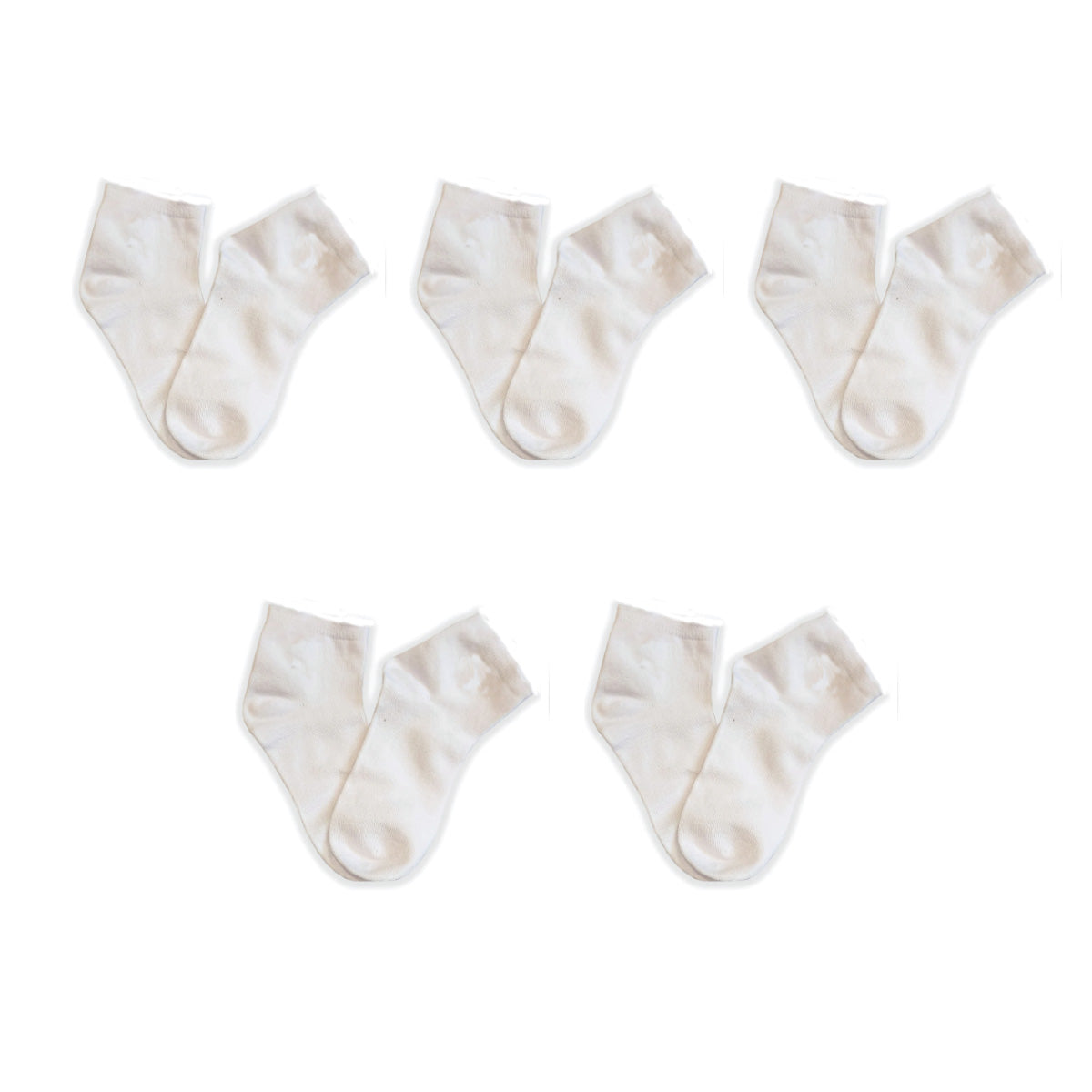 ANKLE 5-Pack Seamless Toe Socks - Great for Sensory Sensitivities