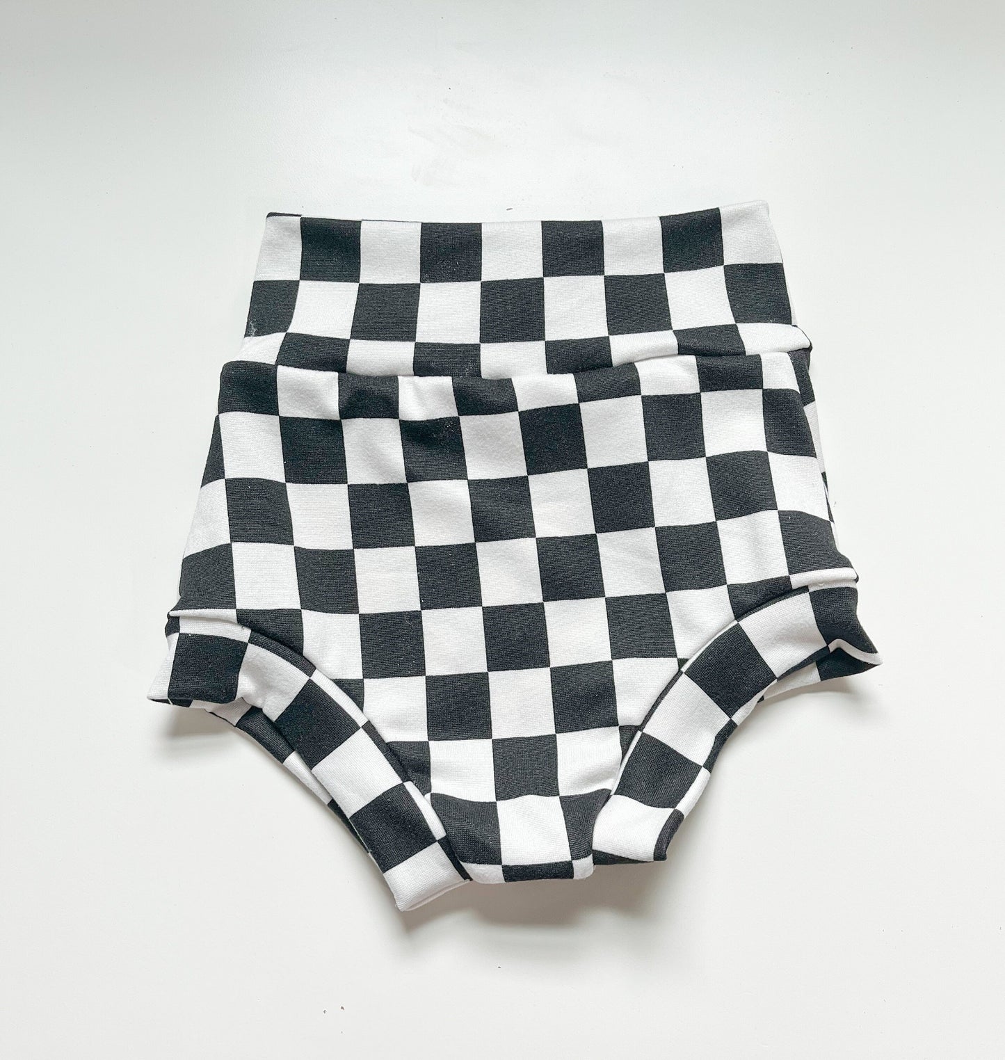 Daddy's Girl Black and White Checkered Bummies Outfit