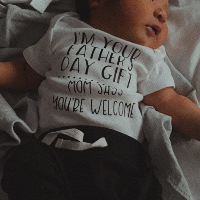 First Fathers Day Baby Bodysuit