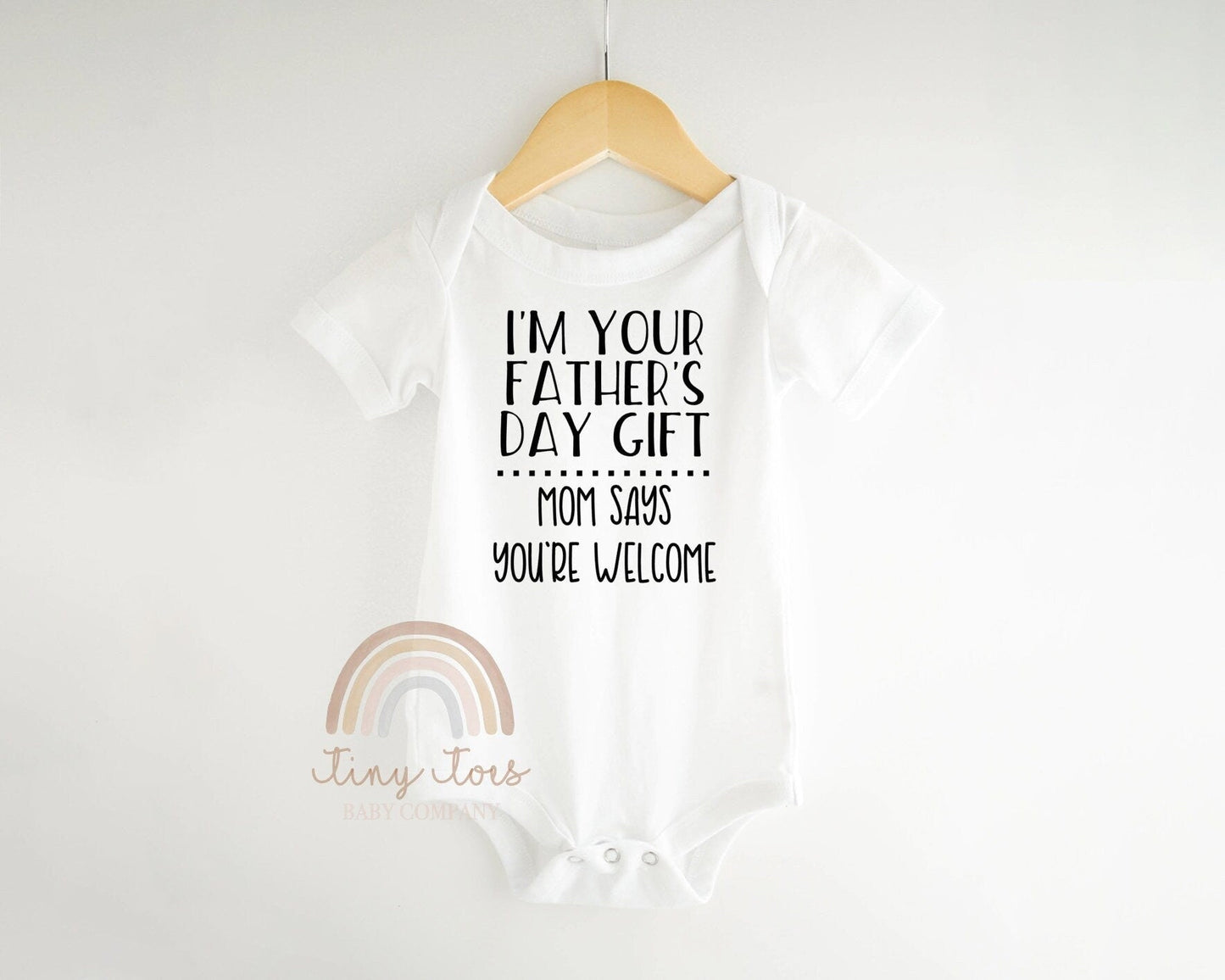 First Fathers Day Baby Bodysuit