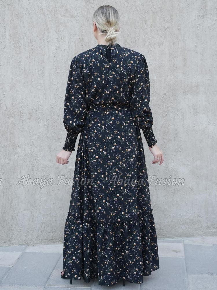 Floral Print Long Dress