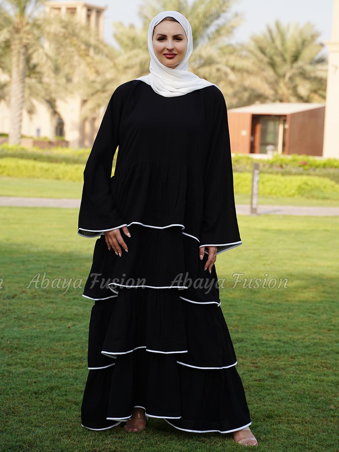 Simple Black Abaya