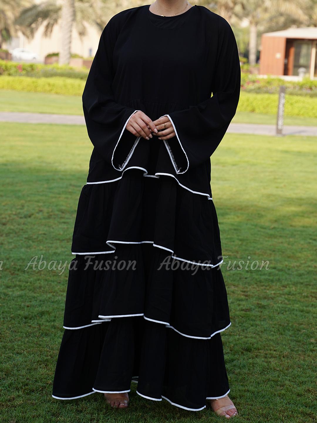 Simple Black Abaya