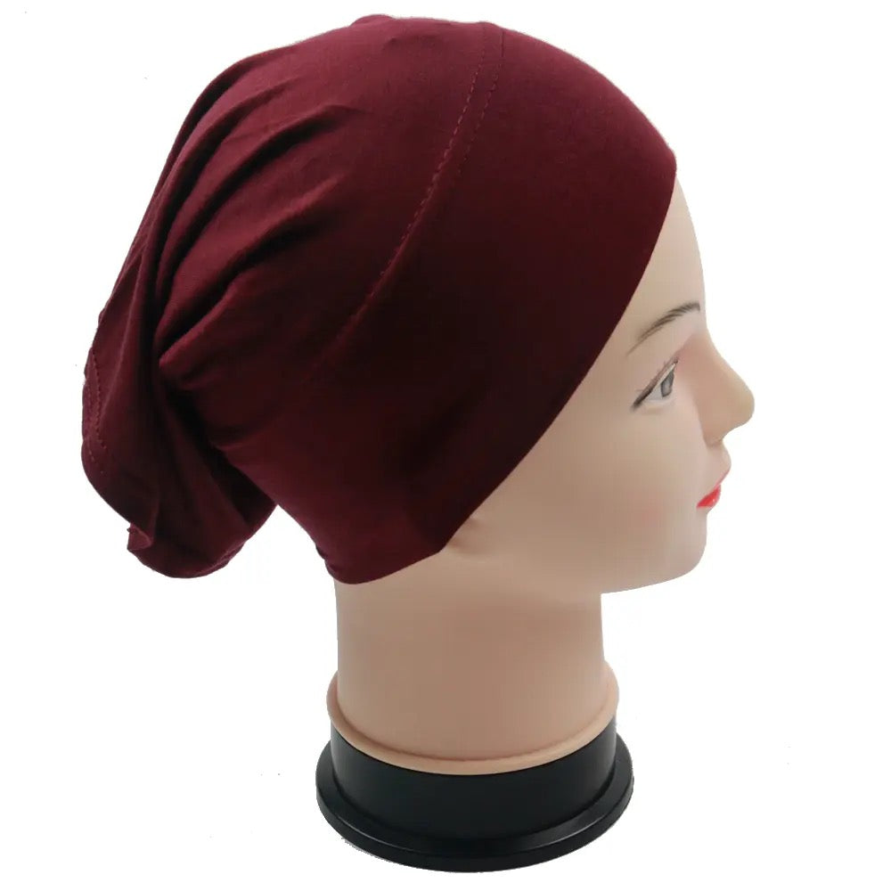 Two Side Open Cotton Undercap Hijab Cap For Muslim Women