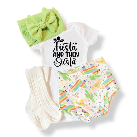 Fiesta Baby Bummie Set