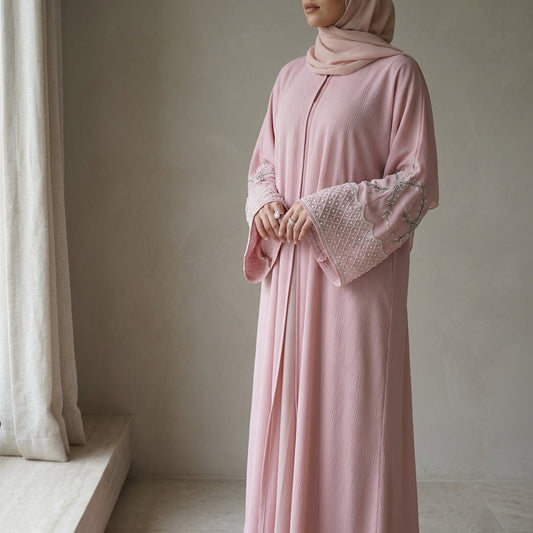 Handwork Blush Pearl abaya